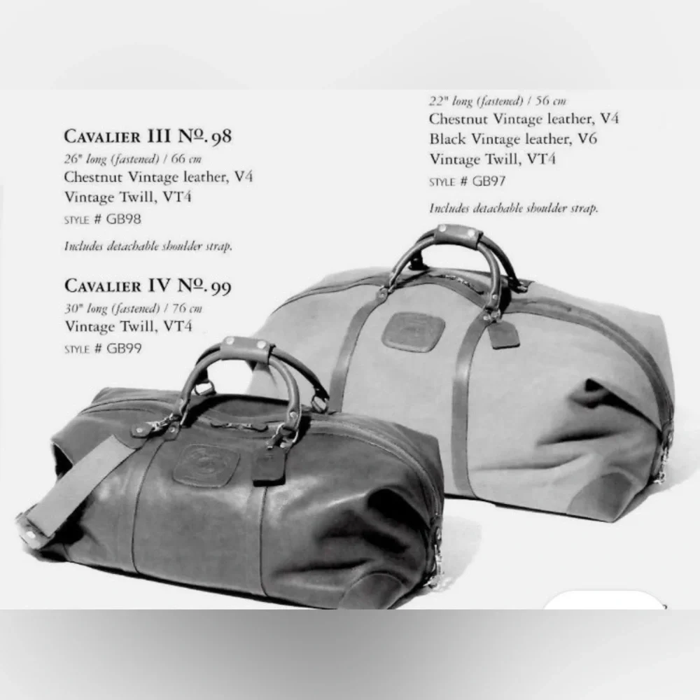 Vintage Ghurka Marley Hodgson No. 98 CAVALIER lll Large Safari Duffel Bag